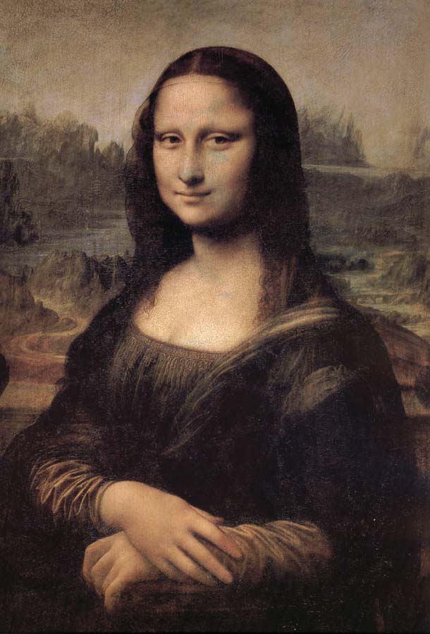 LEONARDO da Vinci Portrait de Mona Lisa dit La joconde